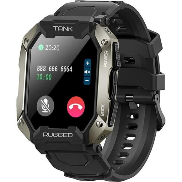 Smart Watches for Men – 5ATM Waterproof Fitness Watch Tracker - 1.72
